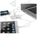 Hub USB Grid z dwoma kablami