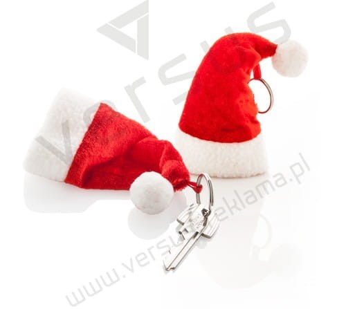 Brelok w kształcie czapki Św. Mikołaja Merry