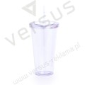 Kubek 750 ml, ze słomką