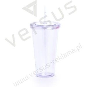 Kubek 750 ml, ze słomką