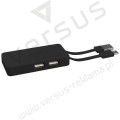 Hub USB Grid z dwoma kablami