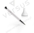 Długopis touch z czyścikiem biały