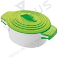 Porcelanowy garnek z sylikonowymi uchwytami