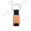 Prostokątny brelok Tech Black