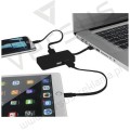 Hub USB Grid z dwoma kablami