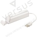 Aluminiowy 4-portowy hub USB/podstawka na telefon