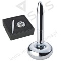 Długopis metalowy z podstawką