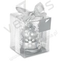 Szklany świecznik GLITTERIE