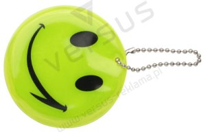 Odblaskowy brelok Smiley