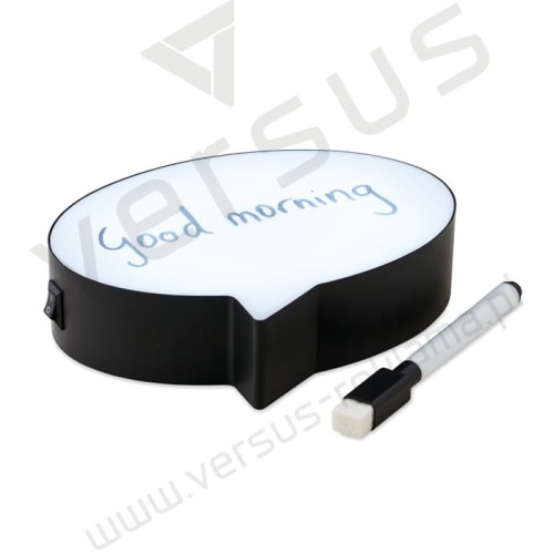 Lampka z mozliwością pisania wiadomości Hola!