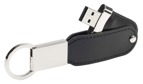 Obrotowy skórzany pendrive PDv-25