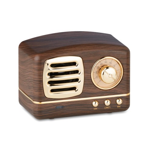 Głośnik bluetooth w stylu vintage Memphis