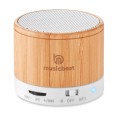 Głośnik bluetooth w bambusowej obudowie Round Bamboo