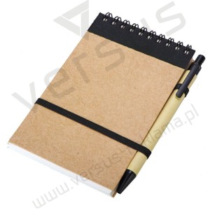 Notes eco gładki z długopisem