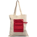 Bawełniana zwijana torba zapinana na guzik Snap 180 g