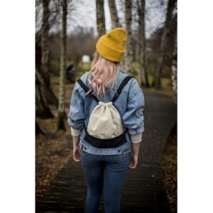 Worek plecak z szerokimi paskami