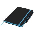Średni notes w linie Noir Edge Medium