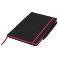 Średni notes w linie Noir Edge Medium