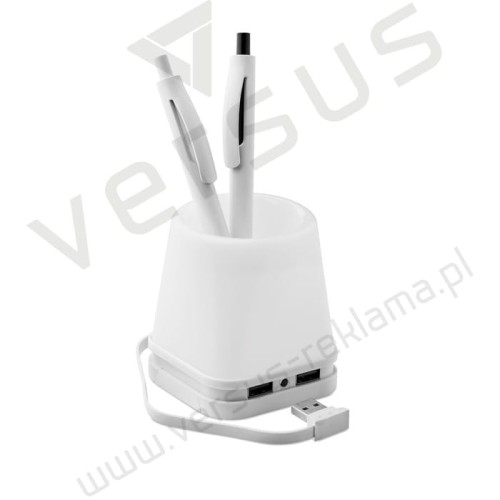 Pojemnik na długopisy + hub Fuji