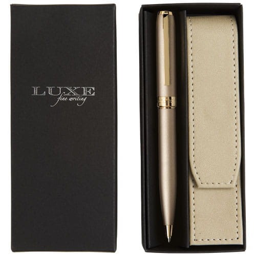 Zestaw piśmienniczy w etui Pearl
