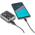 Bezprzewodowe słuchawki nauszne z power bankiem 2000 mAh