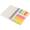 Zestaw do notatek, notatnik z karteczkami samoprzylepnymi