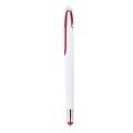Długopis touch pen z kolorową gumową końcówką