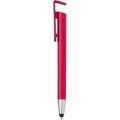 Plastikowy długopis touch pen ze stojakiem na telefon