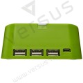 Hub USB/podstawka na telefon Hopper 3-w-1
