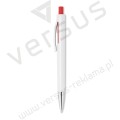 Plastikowy długopis LUCERNE WHITE