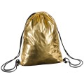 Metaliczny worek ze sznurkiem