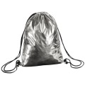 Metaliczny worek ze sznurkiem