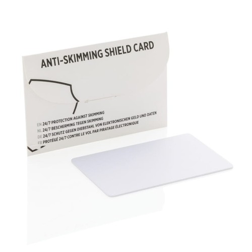 Karta z ochroną przed skimmingiem i RFID 
