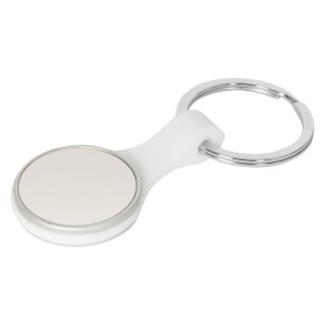 Okrągły brelok do kluczy z lustrzanym wykończeniem