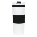 Kubek termiczny 400 ml Air Gifts, z kolorową silikonową opaską