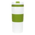  Kubek termiczny 400 ml Air Gifts, z kolorową silikonową opaską