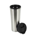 Kubek podróżny 450 ml ze stali nierdzewnej ze szczelnym wieczkiem