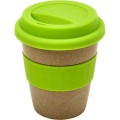 Bambusowy kubek 350 ml z silikonowym uchwytem