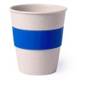 Bambusowy kubek 380 ml z wygodnym silikonowym uchwytem