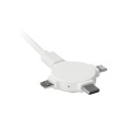 Kabel do ładowania z 3 różnymi końcówkami Ligo Cable