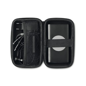 Powerbank bezprzewodowy w etui z akcesoriami Wireless Set