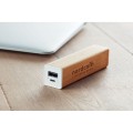 Powerbank w bambusowej obudowie 2200 mah Powerbam