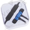 Metalowe słuchawki douszne Bluetooth® Martell Magnetic