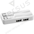 Hub USB Grid z dwoma kablami
