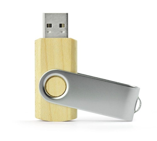Pamięć USB TWISTER WALNUT z drewna orzechowego