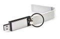 Elegancka pamięć USB BUDVA z metalu i skóry ekologicznej