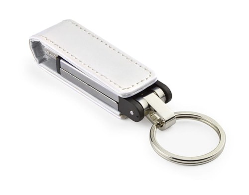 Elegancka pamięć USB BUDVA z metalu i skóry ekologicznej