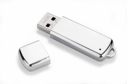 Metalowa pamięć USB VERONA z zatyczką