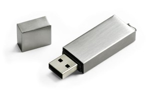 Pamięć USB VENEZIA 16 GB ze szczotkowanego metalu