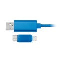 Kabel do ładowania z USB A do micro oraz typ C Cable Stand